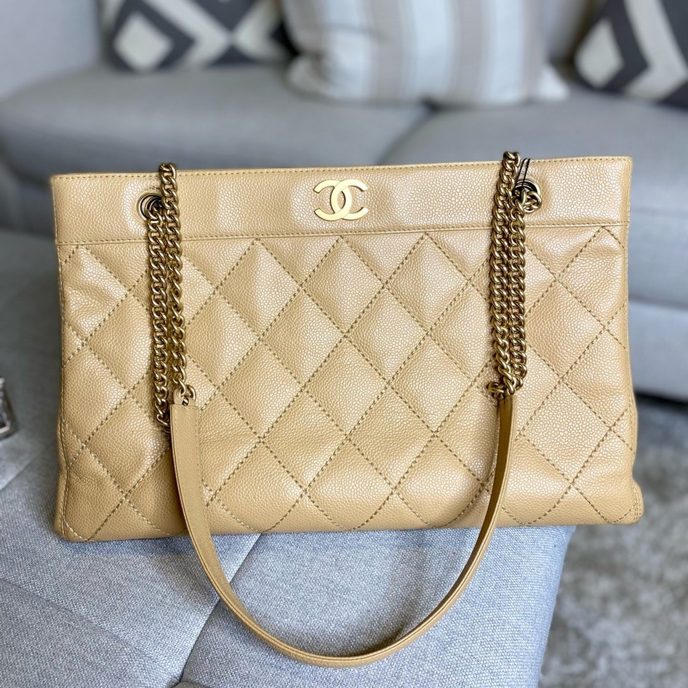 Chanel Quilted CC Tote